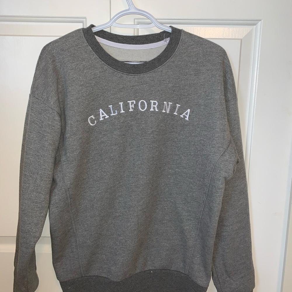 california crew neck sweater